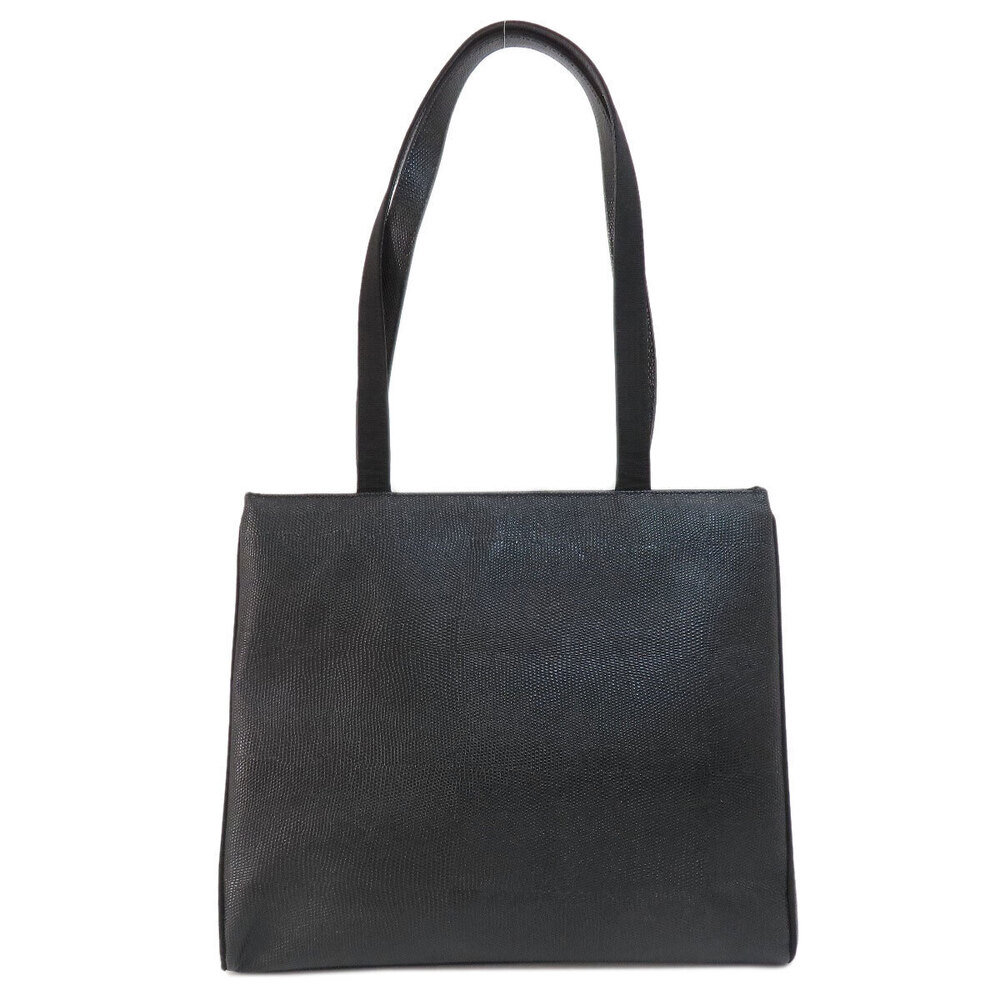 Salvatore Ferragamo Vara Tote Bag Leather Black